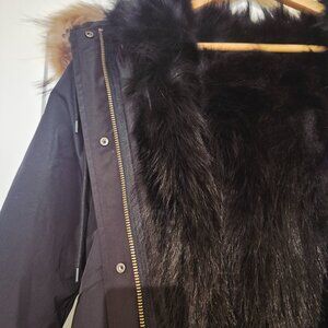 Winter Jacket with real fur new